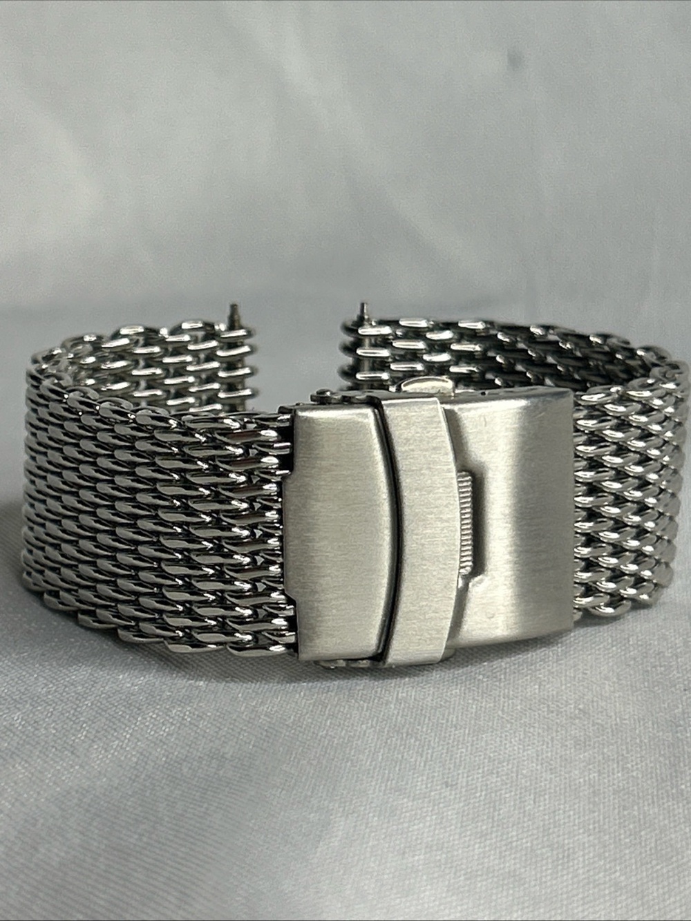 Stainless Steel Mesh watch band Bracelet - Silver 20mm